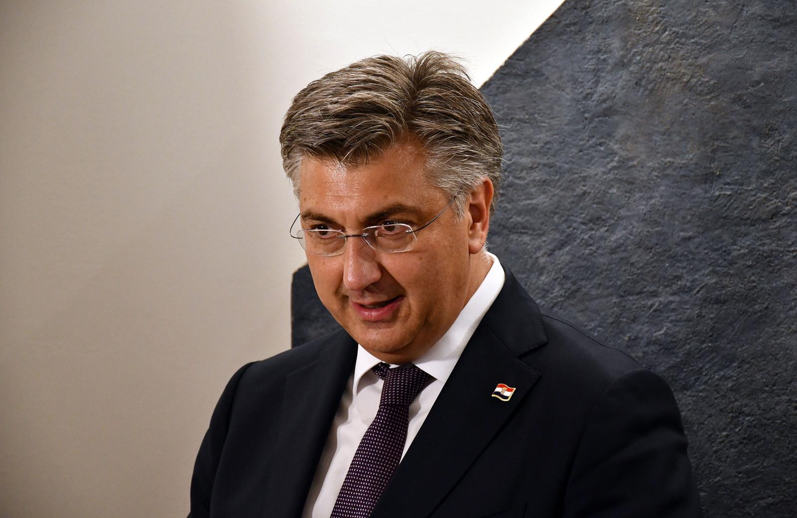 01.06.2024., Pozega - Predsjednik Vlade Andrej Plenkovic sudjelovao na svecanosti otvorenja Gradskog muzeja Pozega nakon sveobuhvatne rekonstrukcije i dogradnje. Photo: Ivica Galovic/PIXSELL