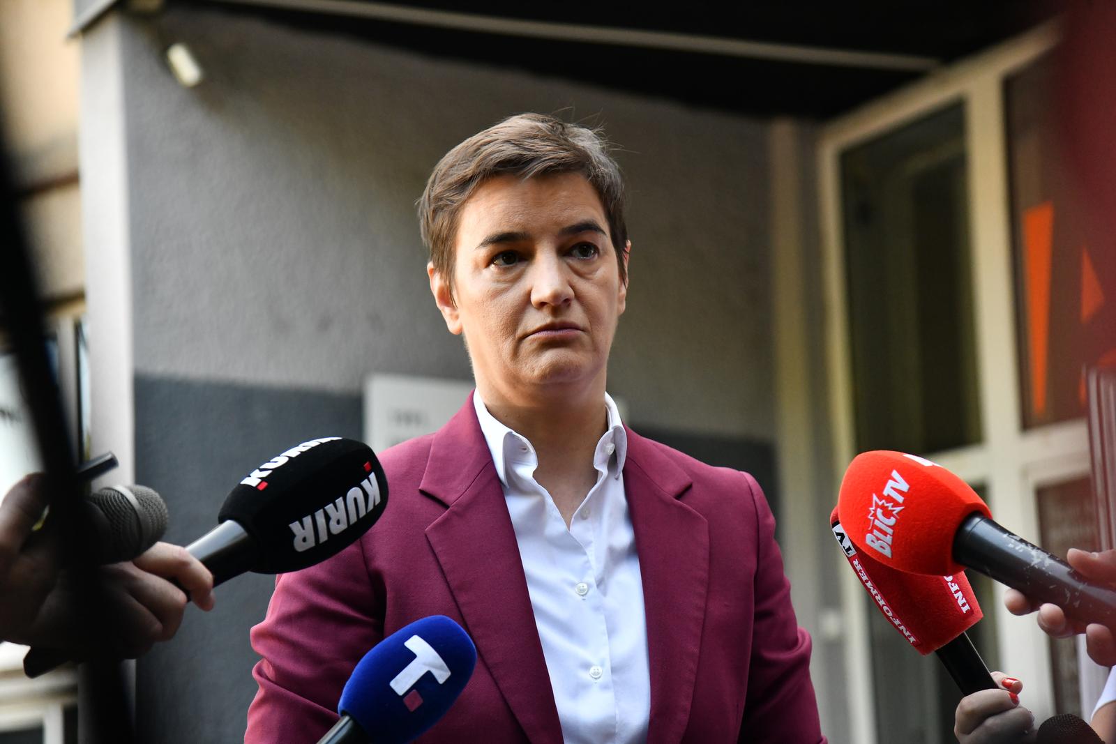 02, June, 2024, Belgrade - Vice President of the SNS Main Board and President of the National Assembly, Ana Brnabic, voted in the School of Design at polling station number 34. Ana Brnabic. Photo: L.L./ATAImages
 
02, jun, 2024, Beograd - Potpredsednica Glavnog odbora SNS-a i predsednica Narodne skupstine Ana Brnabic glasala je u Skoli za dizajn na birackom mestu broj 34. Photo: L.L./ATAImages Photo: L.L./ATAImages/PIXSELL