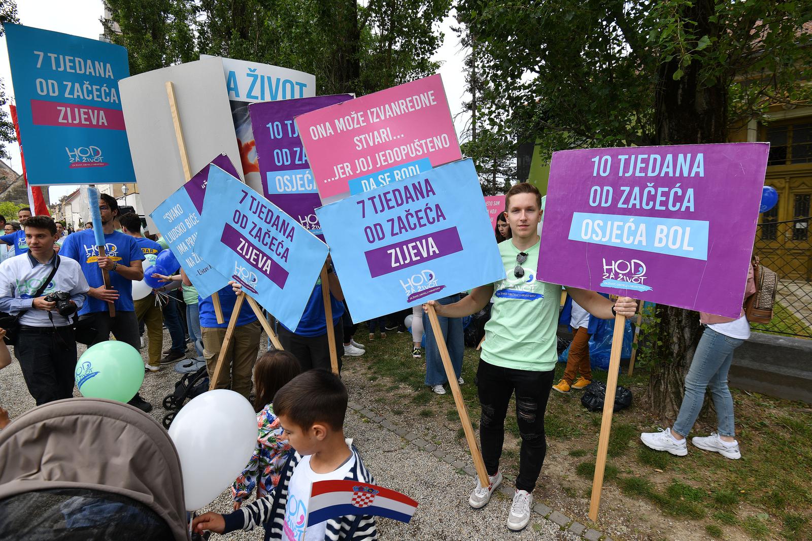 03.06.2023., Varazdin - U Varazdinu odrzan Hod za zivot Photo: Vjeran Zganec Rogulja/PIXSELL