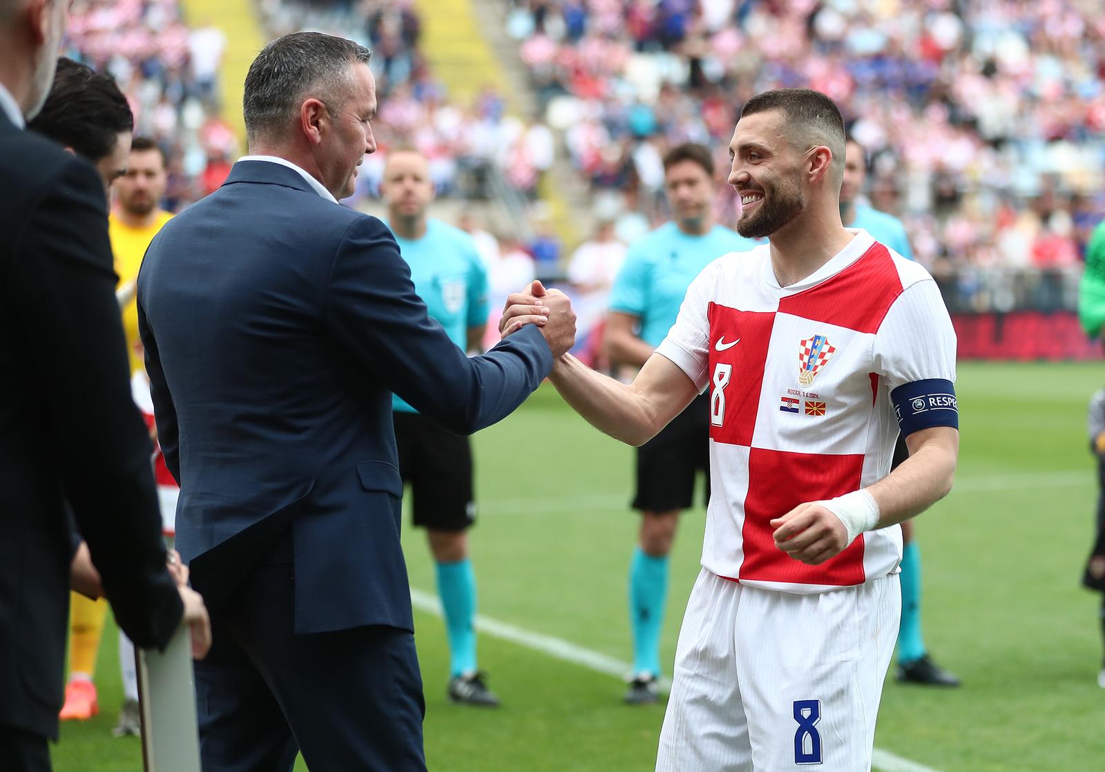 03.06.2024., Rijeka - stadion HNK Rijeka, Rijeka - Prijateljska utakmica, Hrvatska - Sjeverna Makedonija. Photo: Matija Habljak/PIXSELL