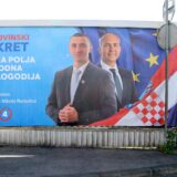 04.06.2024., Zagreb - Plakati za predizbornu kampanju za europske izbore nisu donijeli poseban odmak od prethodne kampanje. HDZ ide sa 