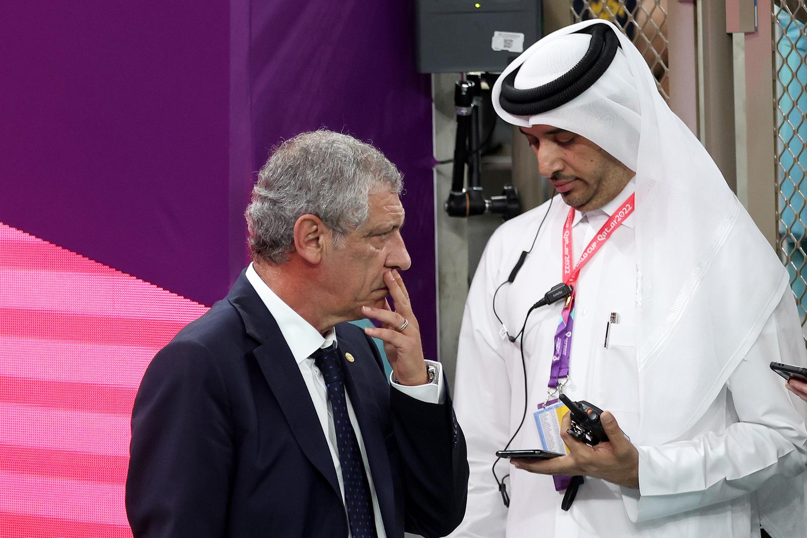 06.12.2022., stadion Lusail, Katar - FIFA Svjetsko prvenstvo Katar 2022. Utakmica osmine finala Portugal - Svicarska. Izbornik Portugala  Fernando Santos Photo: Igor Kralj/PIXSELL