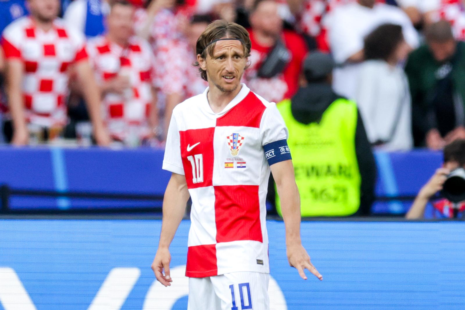 15.06.2024., Olimpijski stadion, Berlin, Njemacka - Europsko prvenstvo 2024., skupina B, 1. kolo, Spanjolska - Hrvatska. Luka Modric Photo: Luka stanzl/PIXSELL