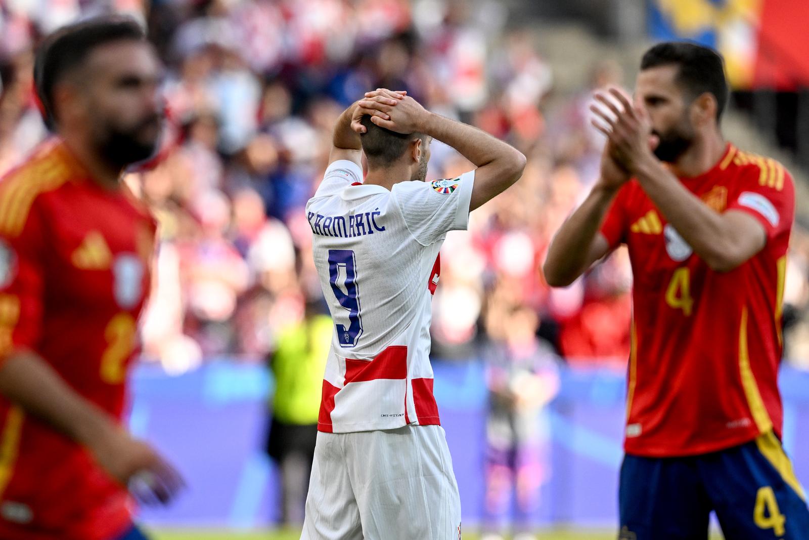 15.06.2024., Olimpijski stadion, Berlin, Njemacka - Europsko prvenstvo 2024., skupina B, 1. kolo, Spanjolska - Hrvatska. Andrej Kramaric. Photo: Marko Lukunic/PIXSELL