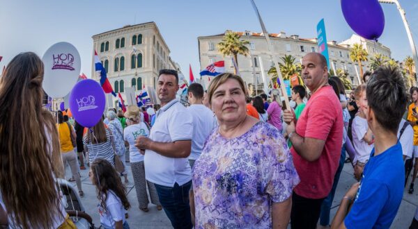 16.06.2024., Split - U Split je organiziran 12. Hod za zivot. Zeljka Markic Photo: Zvonimir Barisin/PIXSELL