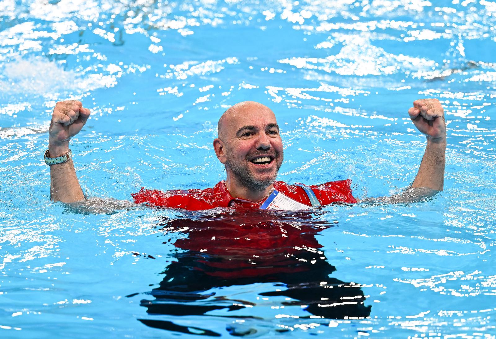 17.02.2024., Aspire Dome, Doha, Katar - Svjetsko prvenstvo u vaterpolu, finale, Hrvatska - Italija. Photo: David Damnjanovic/PIXSELL