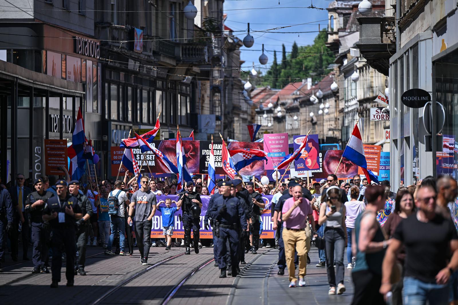 18.05.2024., Zagreb - Odrzana 9. povorka Hod za zivot. Photo: Neva Zganec/PIXSELL