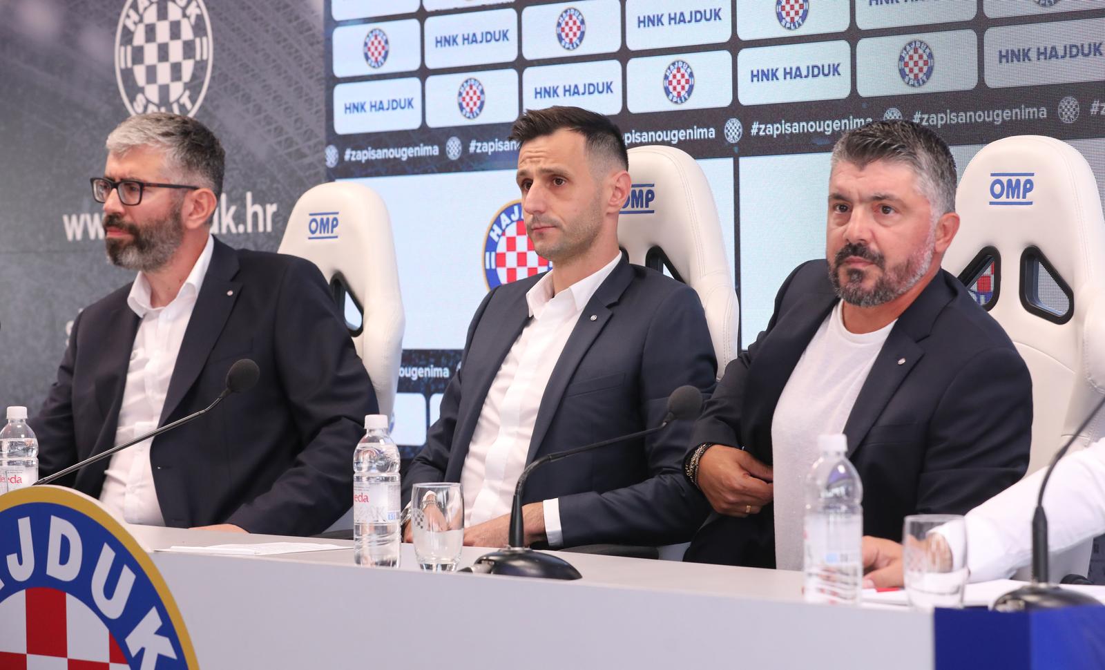 18.06.2024. Split - Sluzbeno predstavljen novi trener Hajduka Gennaro Gattuso  Photo: Ivo Cagalj/PIXSELL