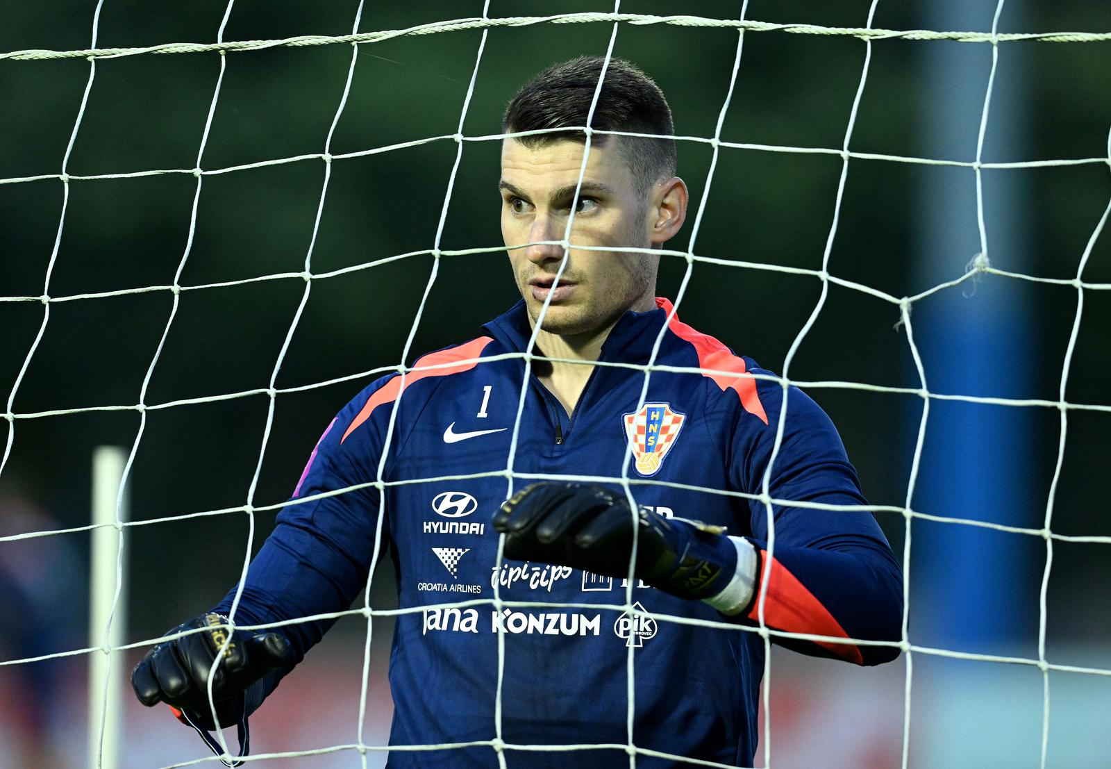 19.03.2024., Zagreb,  stadion Hitrec kacijan, trening reprezentacije uoci odlaska u Egipat na pripremni turnir za EP. Dominik Livakovic Photo: Marko Lukunic/PIXSELL