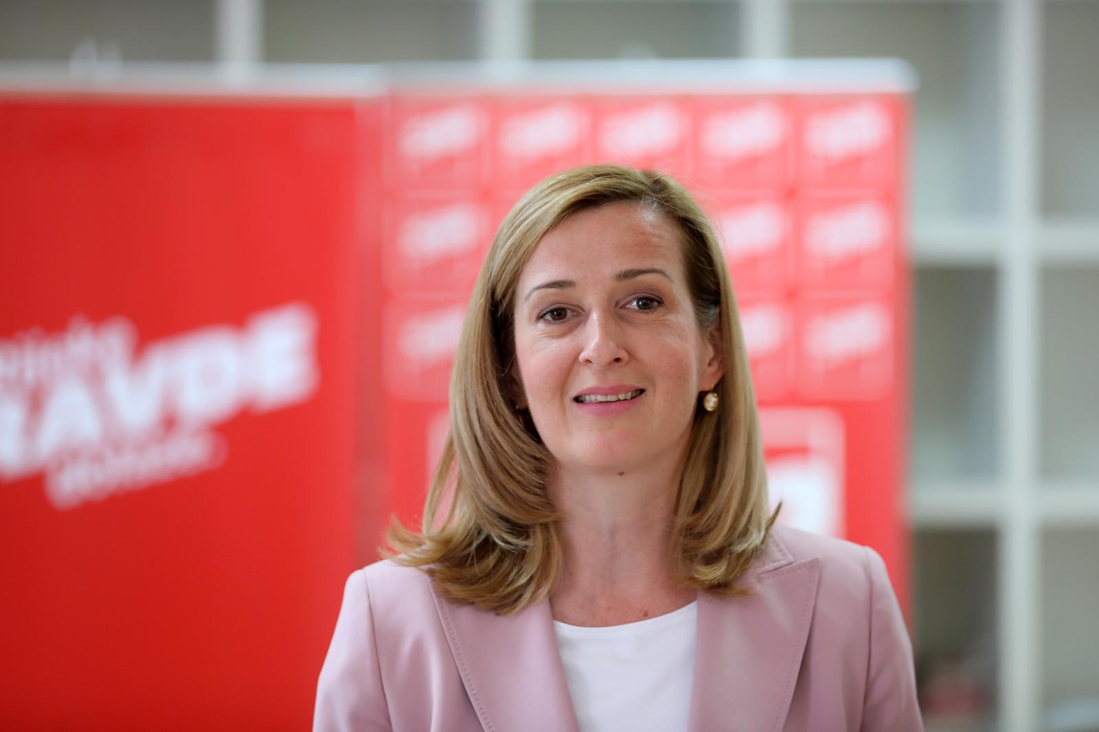 28.05.2024., Rijeka - Saborski zastupnici clanovi SDP-a Mirela Ahmetovic, Zeljko Jovanovic i Ivica Lukanovic odrzali su konferenciju za novinare. Photo: Goran Kovacic/PIXSELL