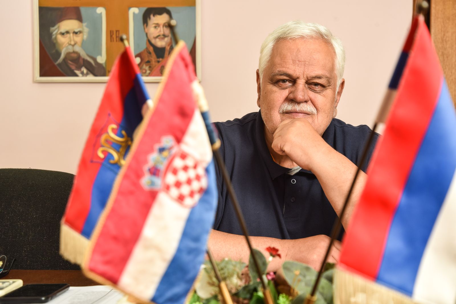 06.06.2024., Vukovar - Vojislav Stanimirovic, osnivac i bivsi predsjednik Samostalne demokratske srpske stranke. 

Photo Sasa ZinajaNFoto