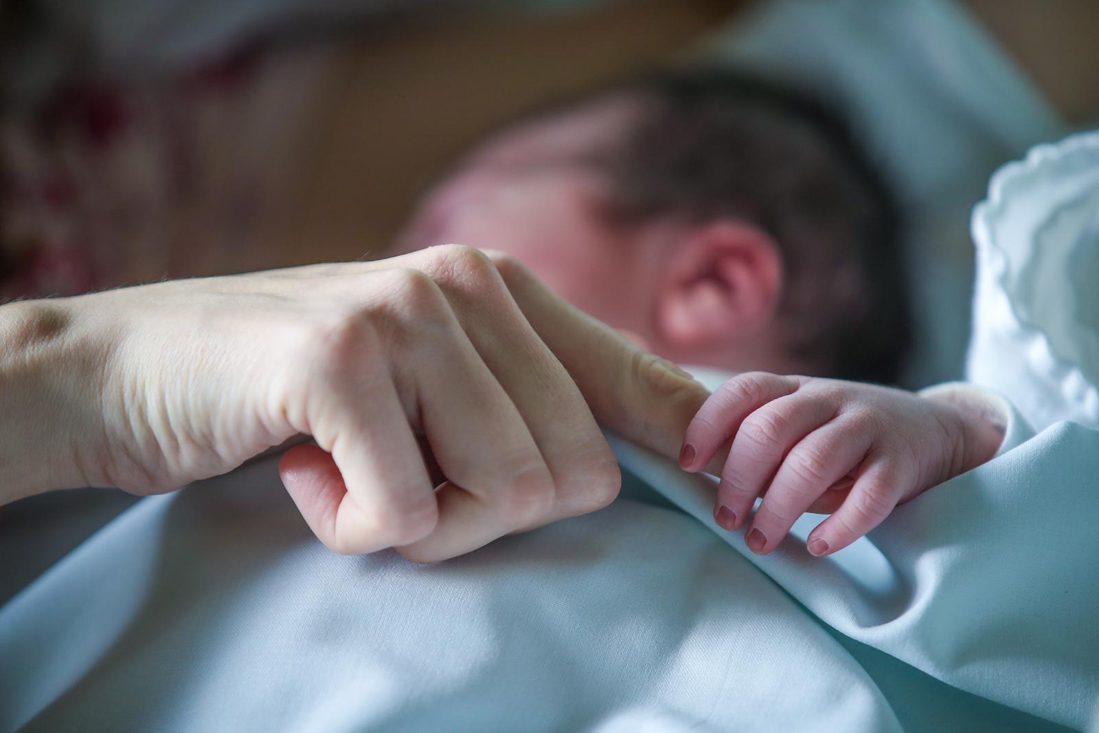 01.01.2024., Zagreb - Prve ovogodisnje bebe rodjene u bolnici Sveti Duh.  Photo: Slavko Midzor/PIXSELL