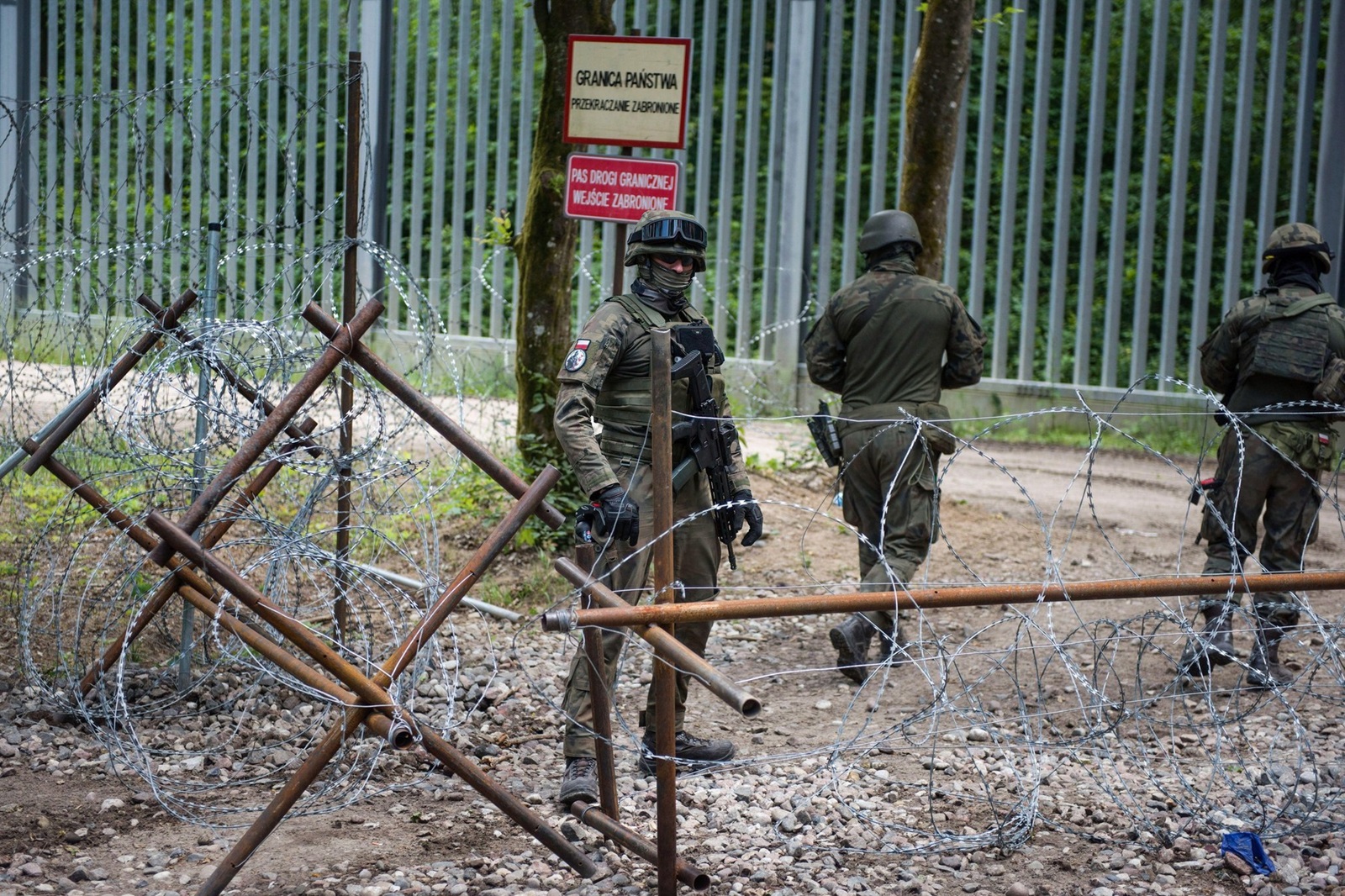 Polish soldiers patrol the border with Belarus along the border fence in the Bialowieza forest. Poland reintroduces an exclusion zone on parts of its border with Belarus, starting on Tuesday 4 June and lasting for 90 days. Unauthorised people will be banned from entering designated areas of 200 meters (660 feet), up to 2km (6600 feet) wide along the border. Officially, the exclusion zone is being introduced due to too many and too much pressure of migrants from the Middle East and Africa on the Polish border, as well as repeated attacks on the border guards.
The decision marks a return to measures introduced by the former Law and Justice (PiS) government in 2021, at the onset of the migration crisis, and lifted the following year, after the completion of a new border wall.,Image: 879232712, License: Rights-managed, Restrictions: Contributor country restriction: Worldwide, Worldwide, Worldwide, Worldwide, Worldwide, Worldwide.
Contributor usage restriction: Advertising and promotion, Consumer goods, Direct mail and brochures, Indoor display, Internal business usage, Commercial electronic.
Contributor media restriction: {7029249C-65C8-44B0-ABD6-A8E0134D31C8}, {7029249C-65C8-44B0-ABD6-A8E0134D31C8}, {7029249C-65C8-44B0-ABD6-A8E0134D31C8}, {7029249C-65C8-44B0-ABD6-A8E0134D31C8}, {7029249C-65C8-44B0-ABD6-A8E0134D31C8}, {7029249C-65C8-44B0-ABD6-A8E0134D31C8}., Model Release: no, Credit line: SOPA Images Limited / Alamy / Alamy / Profimedia