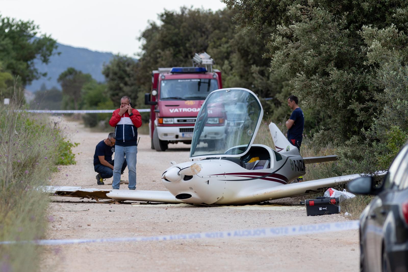 31.05.2024., Stari Grad - Avion promasio pistu, ozlijedjene cetiri osobe.  Photo: Nikola Radovani/PIXSELL