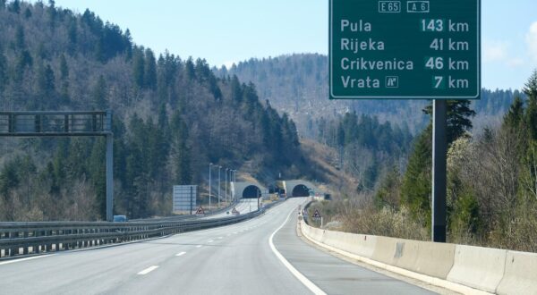 21.03.2020., Zagreb - Potpuno prazna autocesta Zagreb - Rijeka. Photo: Tomislav Miletic/PIXSELL