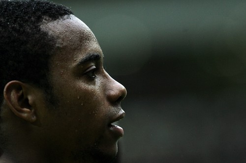 Brazil's Robinho celebrates his goal against Chile during their Copa America 2007 first round football match, at the Monumental stadium, in Maturin, Venezuela, 01 July 2007.,Image: 21742790, License: Rights-managed, Restrictions: , Model Release: no, Credit line: MAURICIO LIMA / AFP / Profimedia