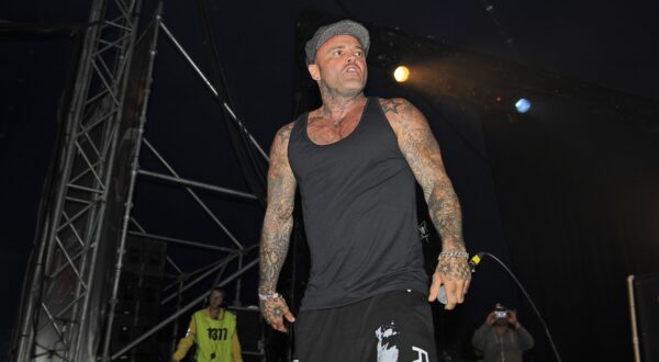 LEICESTERSHIRE, ENGLAND - JUN 15: Shiffty Shellshock(Seth Binzer) of Crazy Town performing at Download Festival, Donington Park on June 15th 2014 in Leicestershire, England,Image: 200217647, License: Rights-managed, Restrictions: , Model Release: no, Credit line: Martin Harris / Capital pictures / Profimedia