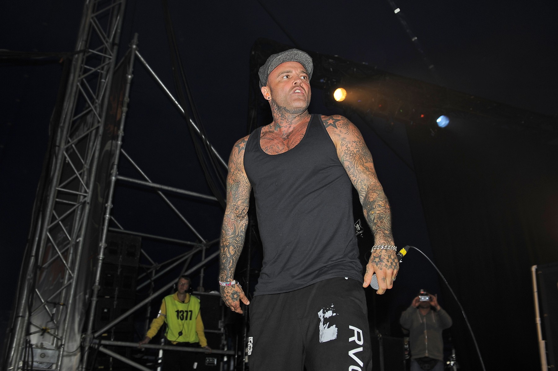 LEICESTERSHIRE, ENGLAND - JUN 15: Shiffty Shellshock(Seth Binzer) of Crazy Town performing at Download Festival, Donington Park on June 15th 2014 in Leicestershire, England,Image: 200217647, License: Rights-managed, Restrictions: , Model Release: no, Credit line: Martin Harris / Capital pictures / Profimedia
