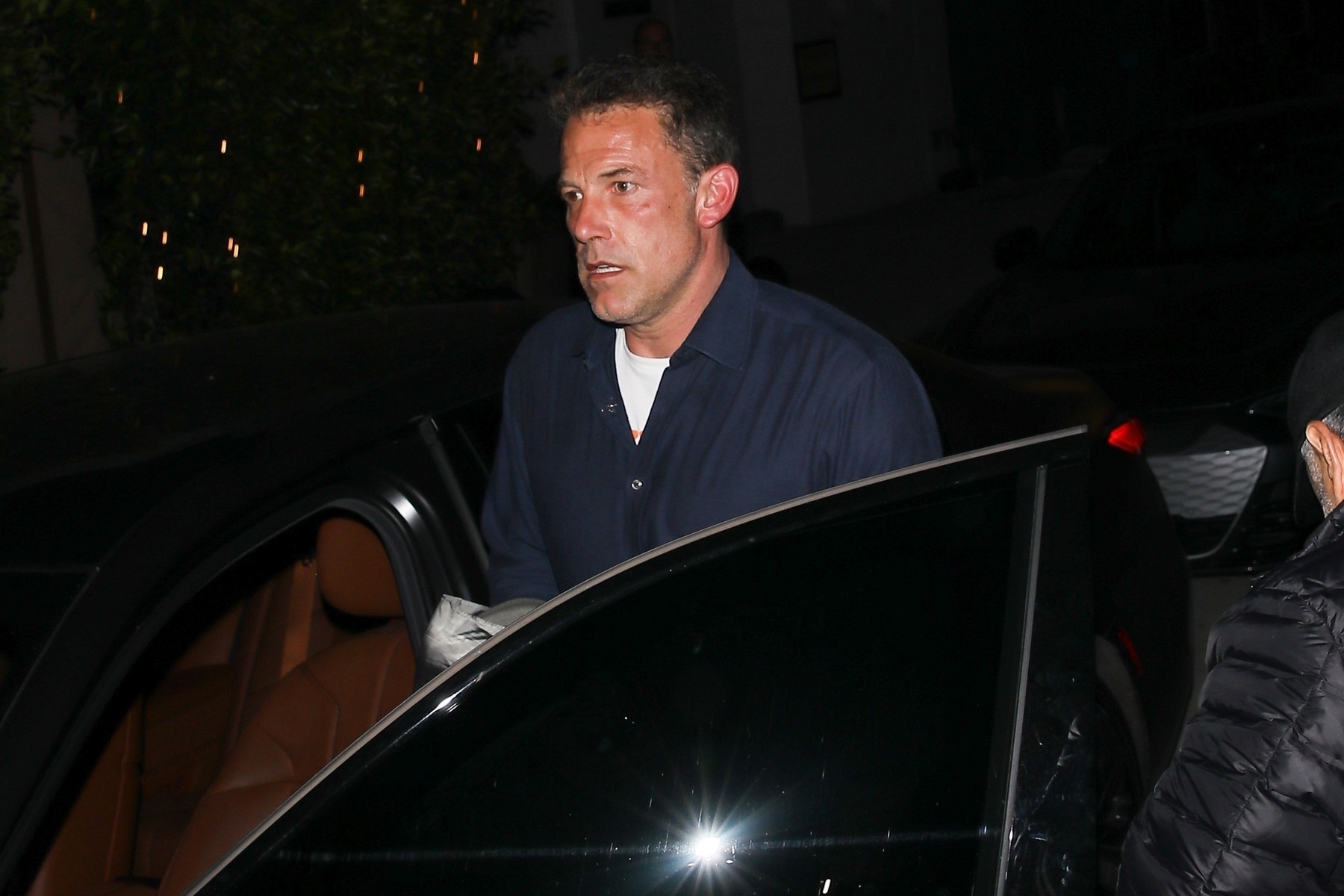 Santa Monica, CA  - Actor Ben Affleck is spotted heading home after dining with pals at Giorgio Baldi in Santa Monica. Missing from the outing was his wife Jennifer Lopez.

BACKGRID USA 21 MAY 2024,Image: 875309322, License: Rights-managed, Restrictions: , Model Release: no, Pictured: Ben Affleck, Credit line: The Hollywood JR / BACKGRID / Backgrid USA / Profimedia