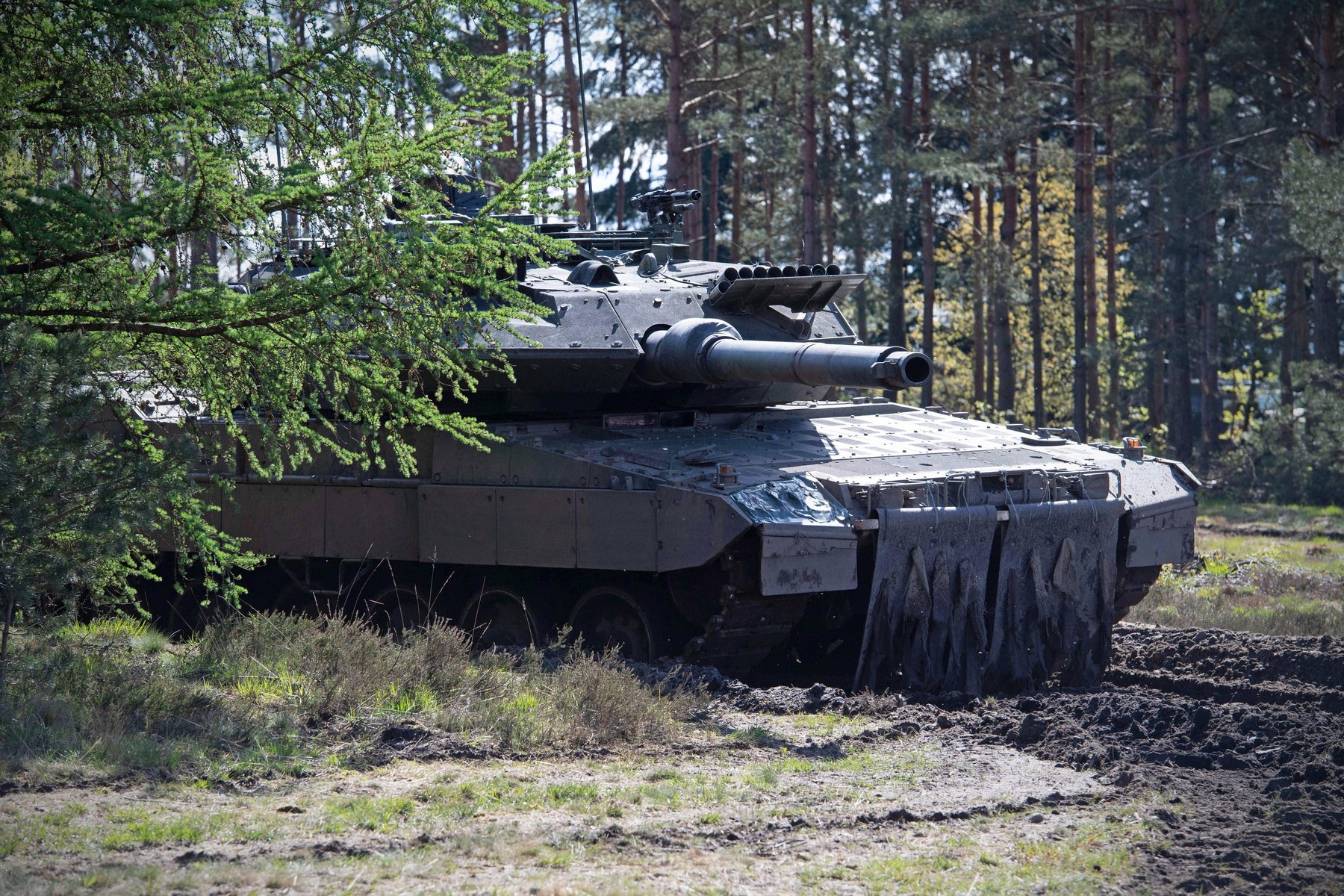 Bundesregierung erlaubt Ukraine Waffeneinsatz gegen Ziele in Russland. ARCHIVFOTO: Kampfpanzer Leopard 2 im Gelaende, Bundespraesident Frank-Walter STEINMEIER besucht die Uebung National Guardian, die Panzertruppenschule und die Militaerseelsorge auf dem Truppenuebungsplatz in Munster, 18.04.2024, *** German government allows Ukraine to use weapons against targets in Russia ARCHIVE PHOTO Leopard 2 main battle tank in the field, German President Frank Walter STEINMEIER visits the National Guardian exercise, the armored troop school and the military chaplaincy at the training area in Munster, 18 04 2024,,Image: 878694187, License: Rights-managed, Restrictions: Contributor country restriction: Worldwide, Worldwide, Worldwide, Worldwide, Worldwide, Worldwide.
Contributor usage restriction: Advertising and promotion, Consumer goods, Direct mail and brochures, Indoor display, Internal business usage, Commercial electronic.
Contributor media restriction: {14063D56-F623-499E-BBAF-1AAB536E9CAB}, {14063D56-F623-499E-BBAF-1AAB536E9CAB}, {14063D56-F623-499E-BBAF-1AAB536E9CAB}, {14063D56-F623-499E-BBAF-1AAB536E9CAB}, {14063D56-F623-499E-BBAF-1AAB536E9CAB}, {14063D56-F623-499E-BBAF-1AAB536E9CAB}., Model Release: no, Credit line: Imago / Alamy / Alamy / Profimedia