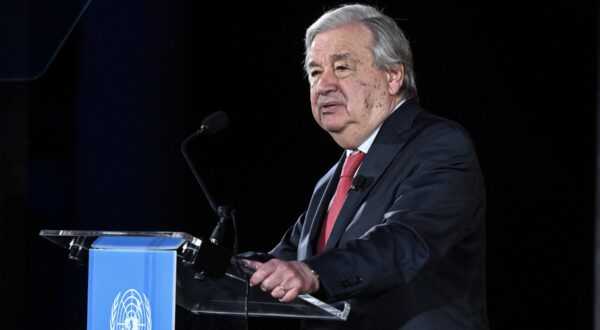 NEW YORK, UNITED STATES - JUNE 05: United Nations Secretary-General Antonio Guterres delivers a special address on climate action at the American Museum of Natural History on World Environment Day in New York, United States on June 05, 2024. Fatih Aktas / Anadolu/ABACAPRESS.COM,Image: 879139736, License: Rights-managed, Restrictions: , Model Release: no, Credit line: AA/ABACA / Abaca Press / Profimedia