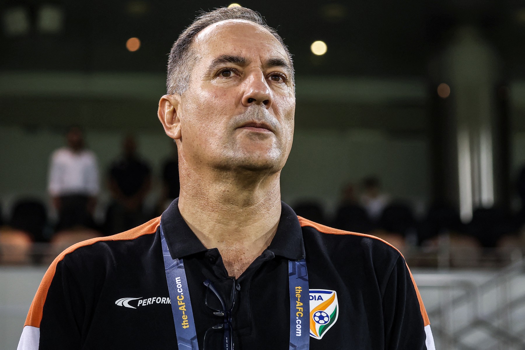 India's Croatian coach Igor Stimac looks on before the 2026 FIFA World Cup AFC qualifiers football match between Qatar and India at the Jassim Bin Hamad Stadium in Doha on June 11, 2024.,Image: 880700762, License: Rights-managed, Restrictions: , Model Release: no, Credit line: Karim JAAFAR / AFP / Profimedia