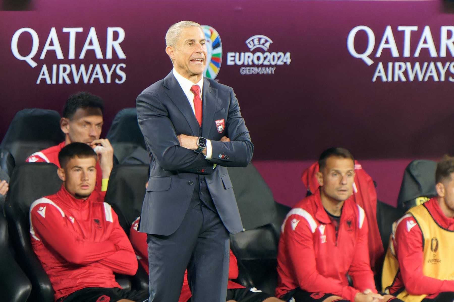 Sylvinho head coach of Albania  during  UEFA Euro 2024 - Italy vs Albania, UEFA European Football Championship in Dortmund, Germany, June 15 2024-/ ipa-agency.net - //IPAPRESSITALY_IPA_Agency_IPA47194271/Credit:/IPA/SIPA/2406170944,Image: 882268115, License: Rights-managed, Restrictions: , Model Release: no, Credit line: /IPA / Sipa Press / Profimedia