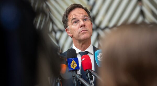 BRUSSELS - Outgoing Prime Minister Mark Rutte arrives for the informal EU summit. During the meeting, discussions will include the results of the European elections and the filling of top positions. ANP JONAS ROOSENS netherlands out - belgium out,Image: 882420589, License: Rights-managed, Restrictions: , Model Release: no, Credit line: JONAS ROOSENS / AFP / Profimedia