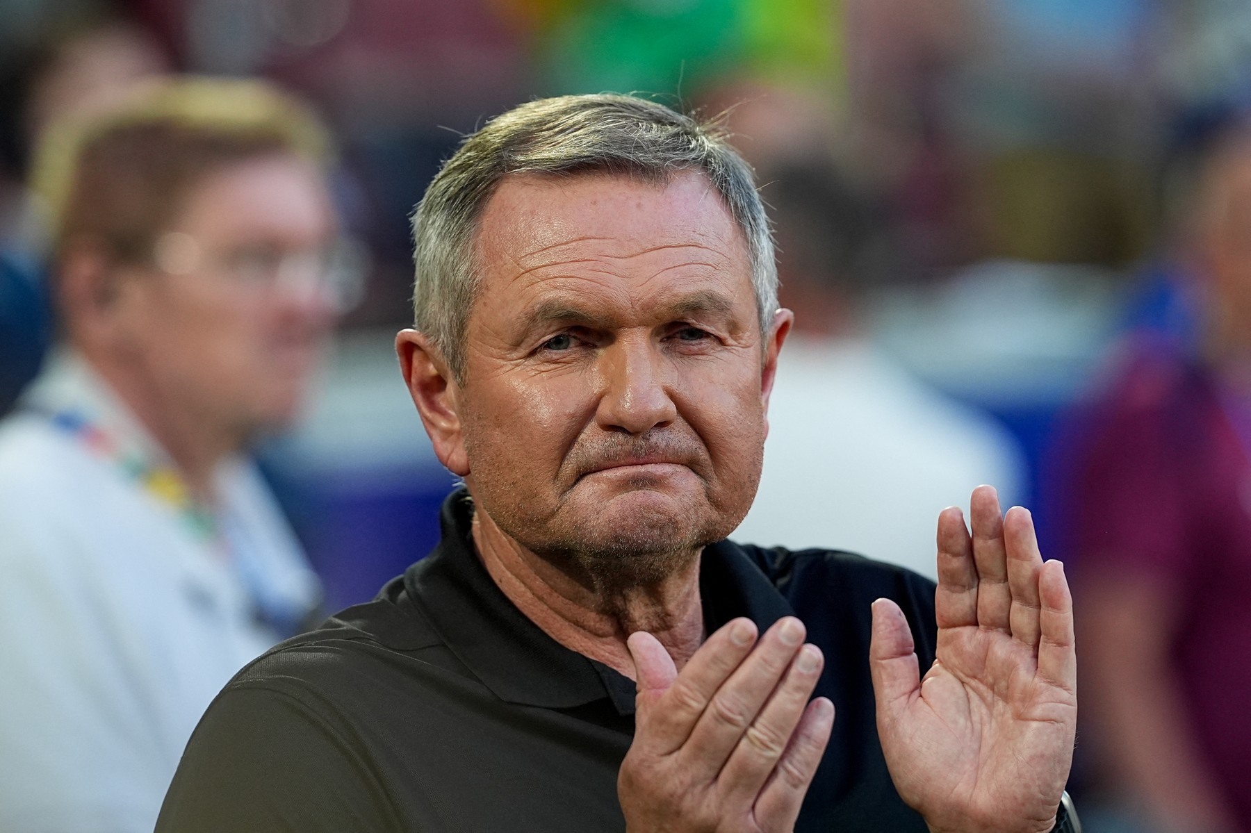 COLOGNE, GERMANY - JUNE 25: Head coach of Slovenia Matjaz Kek gestures during UEFA EURO 2024 Group C match between England and Slovenia at Cologne Stadium in Cologne, Germany on June 25, 2024. Emin Sansar / Anadolu/ABACAPRESS.COM,Image: 884663858, License: Rights-managed, Restrictions: , Model Release: no, Credit line: AA/ABACA / Abaca Press / Profimedia