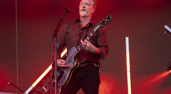 Josh Homme of Queens of the Stone Age performs during BottleRock Napa Valley on Sunday, May 26, 2024, in Napa, Calif. (Photo by Amy Harris/Invision/AP)