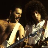 Freddie Mercury, Brian May Queen Queen Konzert der Works -Tour in der Londoner Wembley Arena Foto:xR.xKeuntjex/xFuturexImage