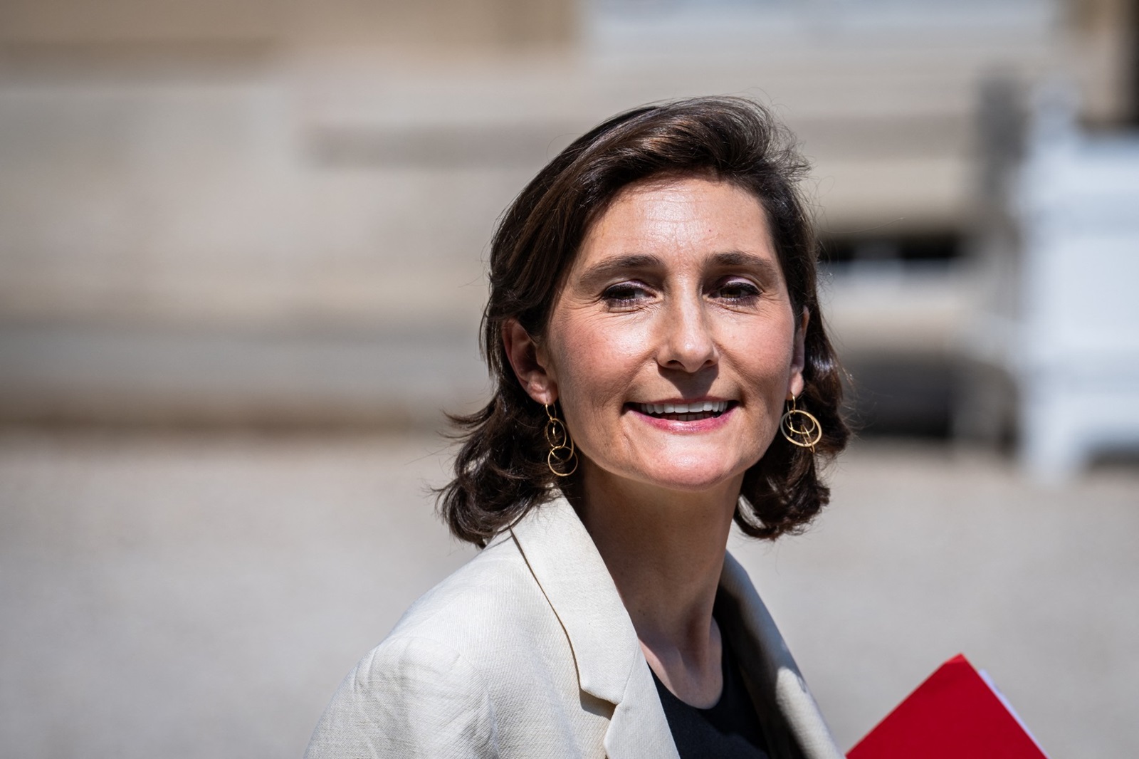 Amelie Oudea Castera, french minister of olympic and paralympic games, on the departure from the meeting, at the end of the council of the french ministers, in the main courtyard of the Elysee presidential palace, Paris, FRANCE, 26 June 2024.
Amelie Oudea Castera, ministre des sports et des jeux olympiques et paralympiques, lors de la sortie de la reunion, a l issue du conseil des ministres dans la cour d honneur du palais presidentiel de l Elysee, Paris, FRANCE, le 26 juin 2024.,Image: 884951900, License: Rights-managed, Restrictions: , Model Release: no, Credit line: Xose Bouzas / AFP / Profimedia