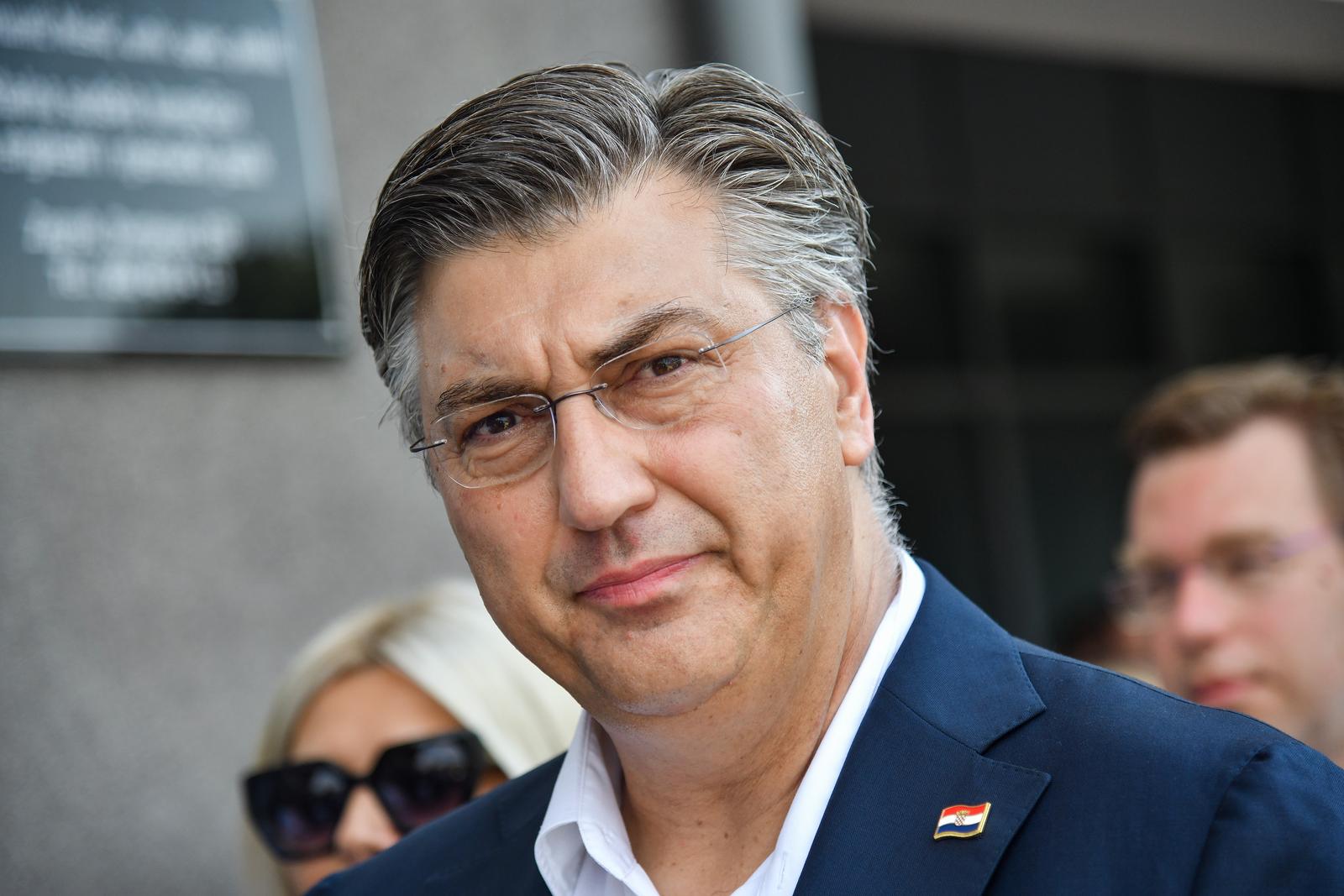 13.07.2024., Zagreb - Kandidat za predsjednika Hrvatske demokratske zajednice Andrej Plenkovic glasovao na unutarstranackim izborima HDZ-a. Photo: Josip Regovic/PIXSELL