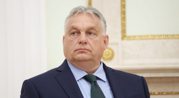 epa11458740 Hungarian Prime Minister Viktor Orban looks on prior to a meeting with Russian President Putin at the Kremlin, in Moscow, Russia, 05 July 2024. Orban arrived in Moscow on a one-day working visit.  EPA/VALERIY SHARIFULIN/SPUTNIK/KREMLIN / POOL MANDATORY CREDIT