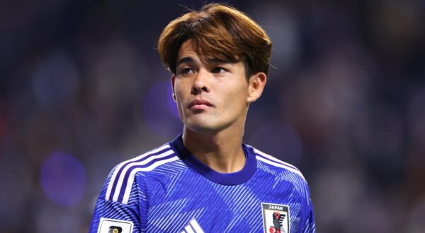 Kaishu Sano (JPN),
NOVEMBER 16, 2023 - Football / Soccer :
FIFA World Cup 2026 Asian Qualifier Second Round Group B match between Japan - Myanmar
at Panasonic Stadium Suita in Osaka, Japan.
(Photo by Yohei Osada/AFLO SPORT),Image: 822530478, License: Rights-managed, Restrictions: No third party sales, Model Release: no, Credit line: Yohei Osada / AFLO / Profimedia