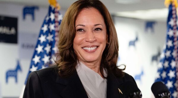 US Vice President and Democratic presidential candidate Kamala Harris speaks at her campaign headquarters in Wilmington, Delaware, on July 22, 2024.  Harris on Monday compared her election rival Donald Trump to "predators" and "cheaters," as she attacked the first former US leader to be convicted of a crime.,Image: 891576483, License: Rights-managed, Restrictions: , Model Release: no, Credit line: Erin SCHAFF / AFP / Profimedia