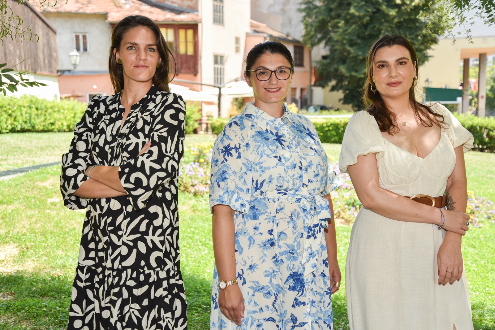 11.07.2024., Zagreb - Ljerka Oppenheim, Sanja Sirocic ii Diana Jovicic Buric.

Photo Sasa ZinajaNFoto