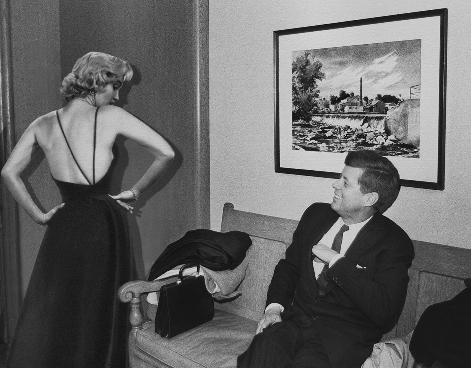 Unbekannter Fotograf,
John F. Kennedy und Marilyn Monroe,
USA, 1962, Fotografie,
Privatsammlung.,Image: 278165295, License: Rights-managed, Restrictions: , Model Release: no, Credit line: fine-art-images / akg-images / Profimedia