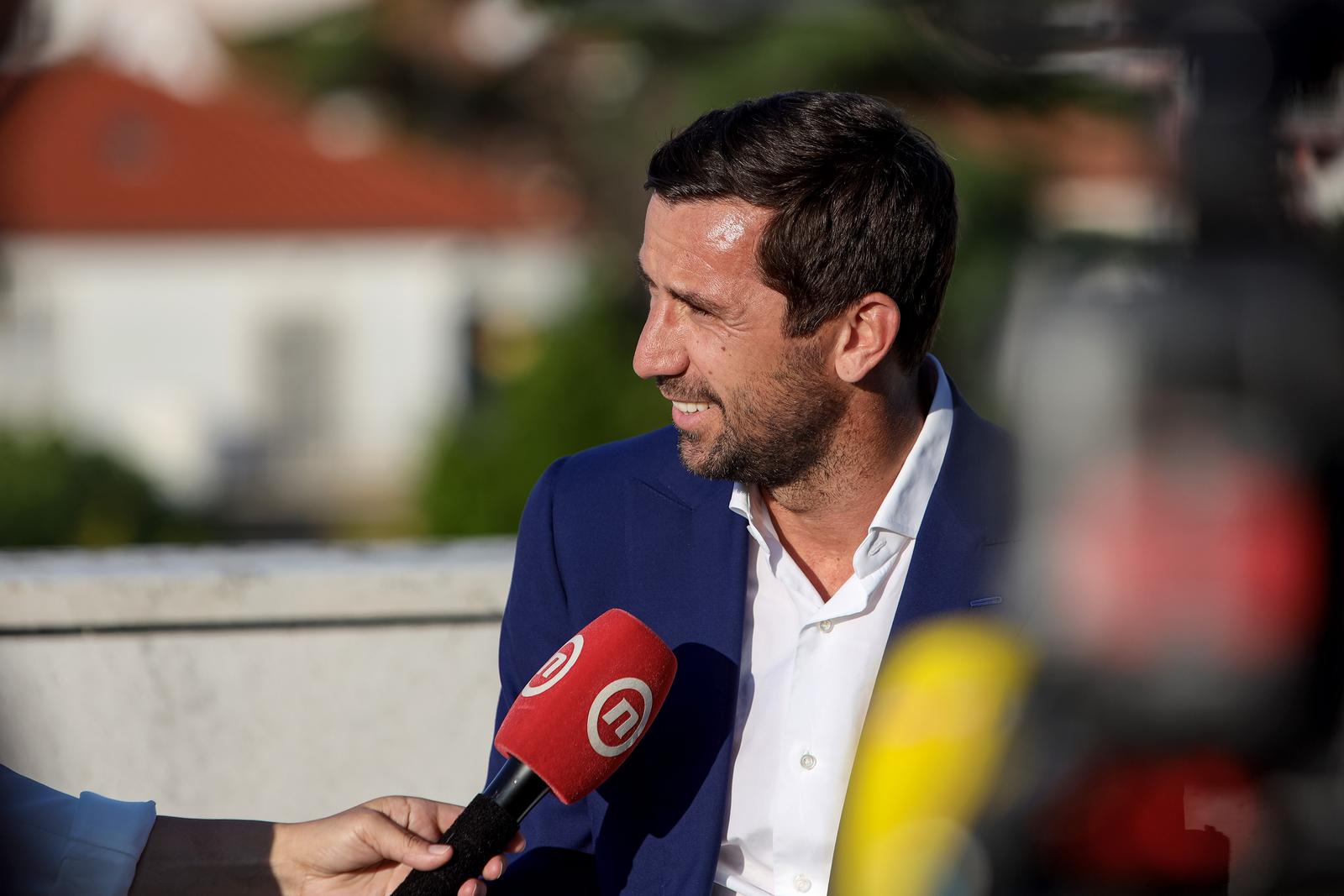 01.06.2023., Zadar - Ekskluzivnom premijerom filma “Football Must Go On” sluzbeno otvoren drugi Sunset Sports Media Festival. Darijo Srna Photo: Sime Zelic/PIXSELL