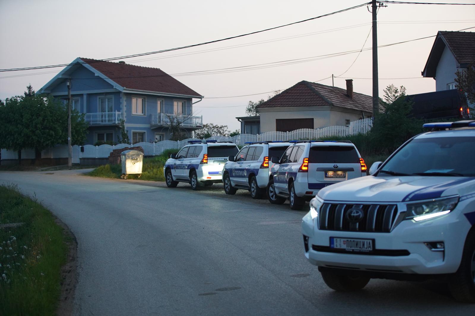 05, May, 2023, Mladenovac - Eight dead, more than 10 wounded in a shooting in the village of Dobona, near Mladenovac, 600 members of special units are searching for the attacker. Photo: Antonio Ahel/ATAImages

05, maj, 2023, Mladenovac  - Osam mrtvih, vise od 10 ranjenih u pucnjavi u selu Dobona, kod Mladenovca, 600 pripadnika specijalnih jedinica traga za napadacem. Photo: Antonio Ahel/ATAImages Photo: Antonio Ahel/ATA/PIXSELL