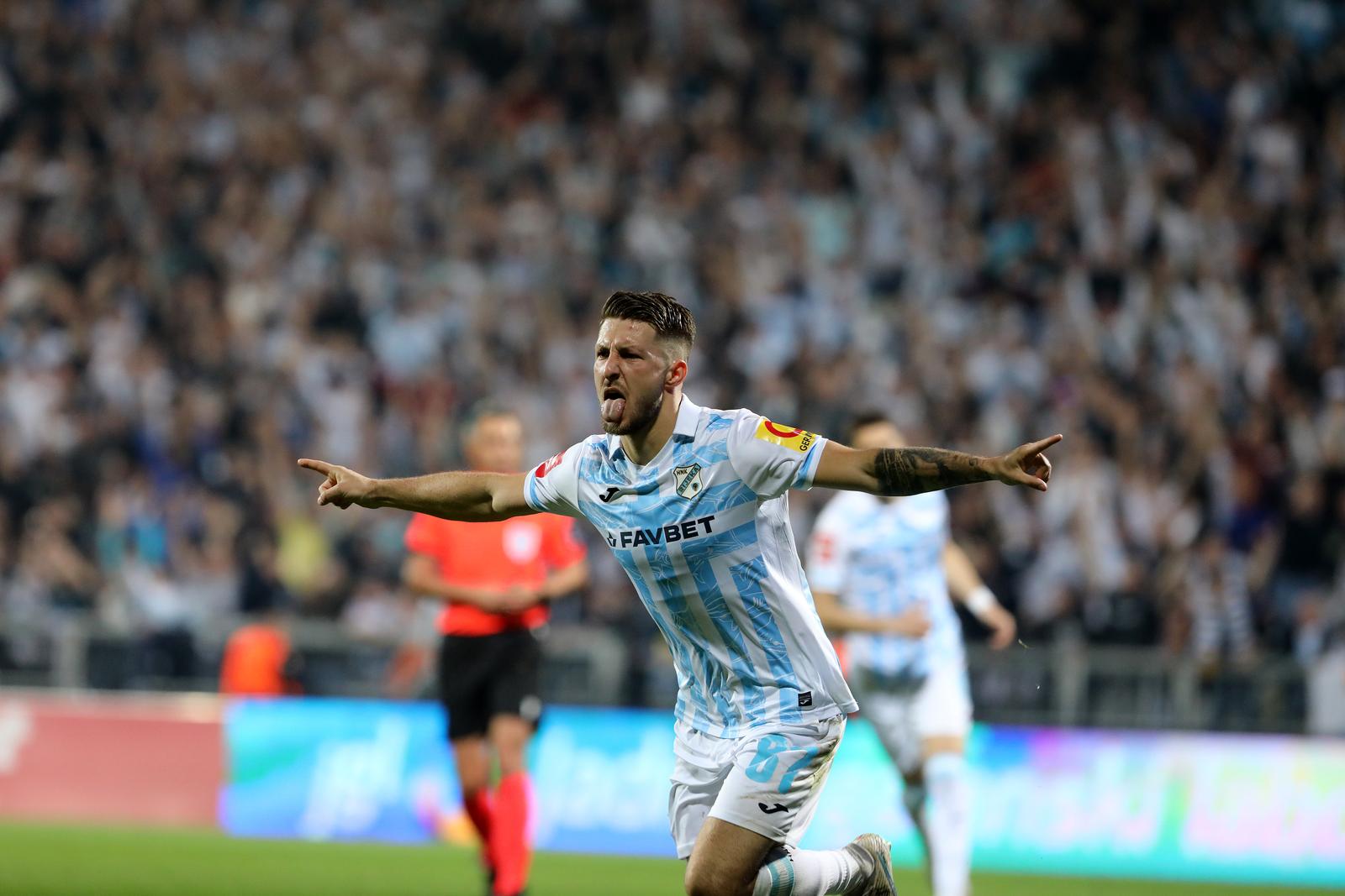 07.04.2024., Rijeka - Stadion HNK Rijeka, SuperSport HNL 23/24, 29 kolo, HNK Rijeka - HNK Hajduk. Marco Pasalic Photo: Goran Kovacic/PIXSELL