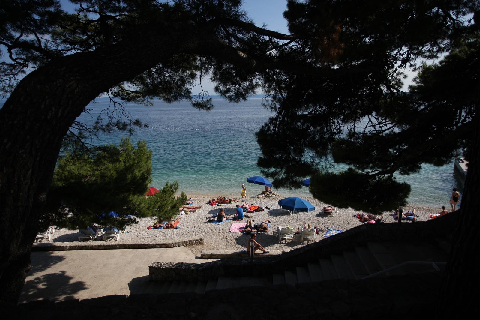 21.06.2014., Brela - Plaza Berulia, nedaleko hotela Berulia."nPhoto: Ivo Cagalj/PIXSELL