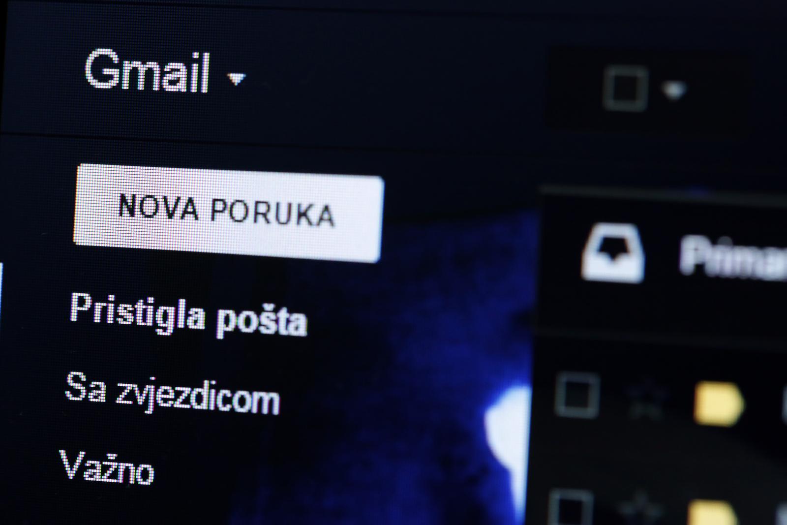 "n09.03.2016., Zagreb - Elektronicka posta, E-mail. "nPhoto: Luka Stanzl/PIXSELL