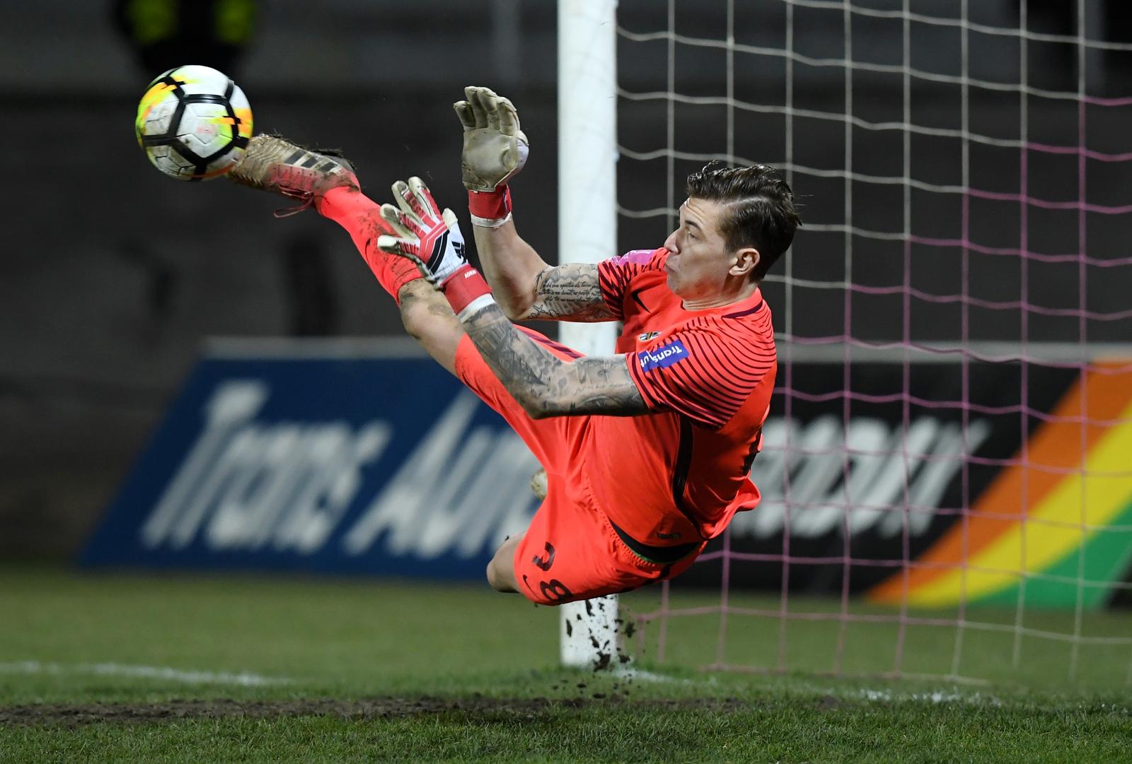 13.03.2018., stadion u Kranjcevicevoj ulici, Zagreb - Polufinale Hrvatskog nogometnog kupa, NK Lokomotiva - HNK Hajduk. Adrian Semper. r"nPhoto: Marko Lukunic/PIXSELL r"n