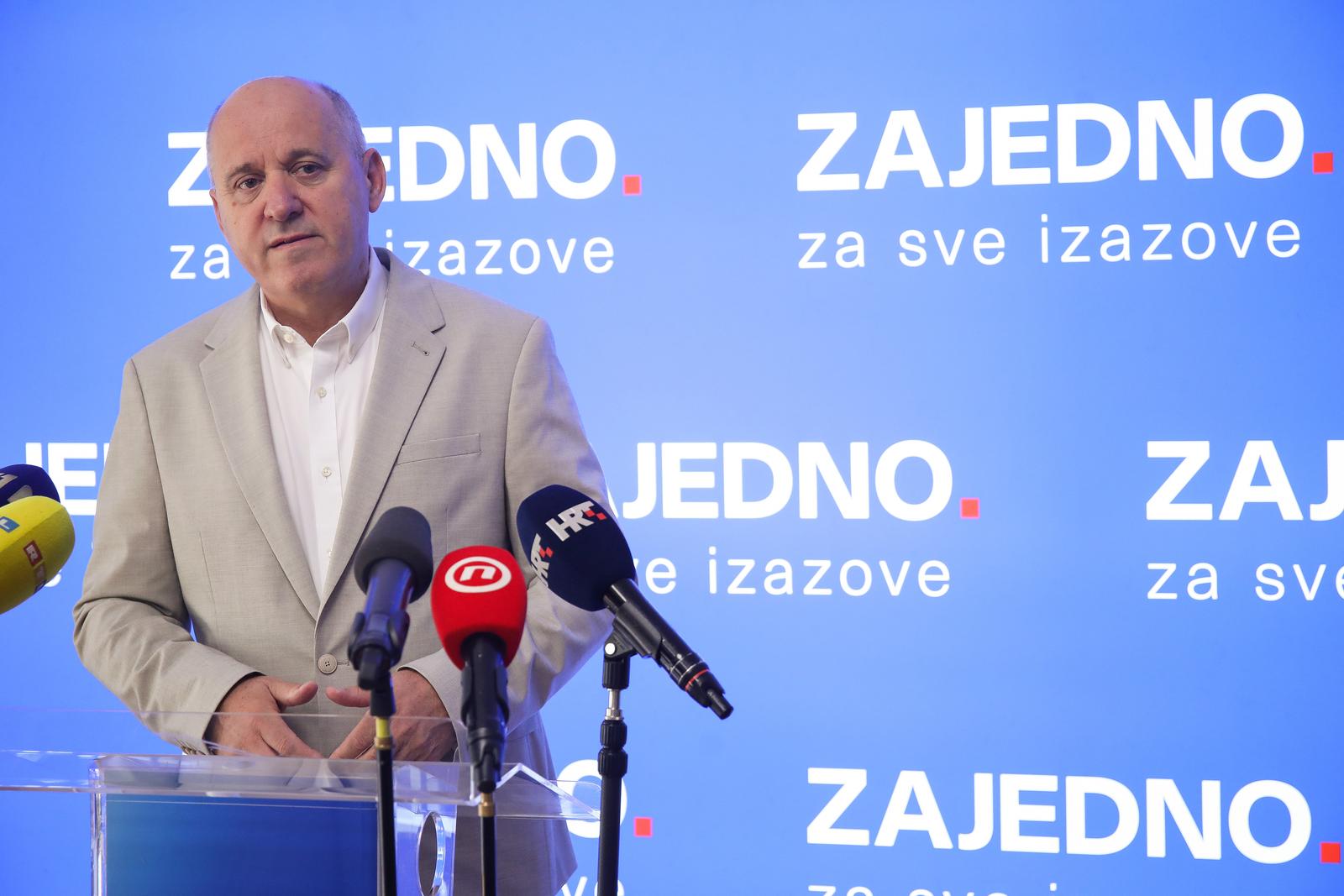 13.07.2024., Zagreb - Unutarstranacki izbori u HDZ-u. Kandidat za potpredsjednika stranke Branko Bacic glasao je na birackom mjestu GO HDZ-a Grada Zagreba Photo: Emica Elvedji/PIXSELL