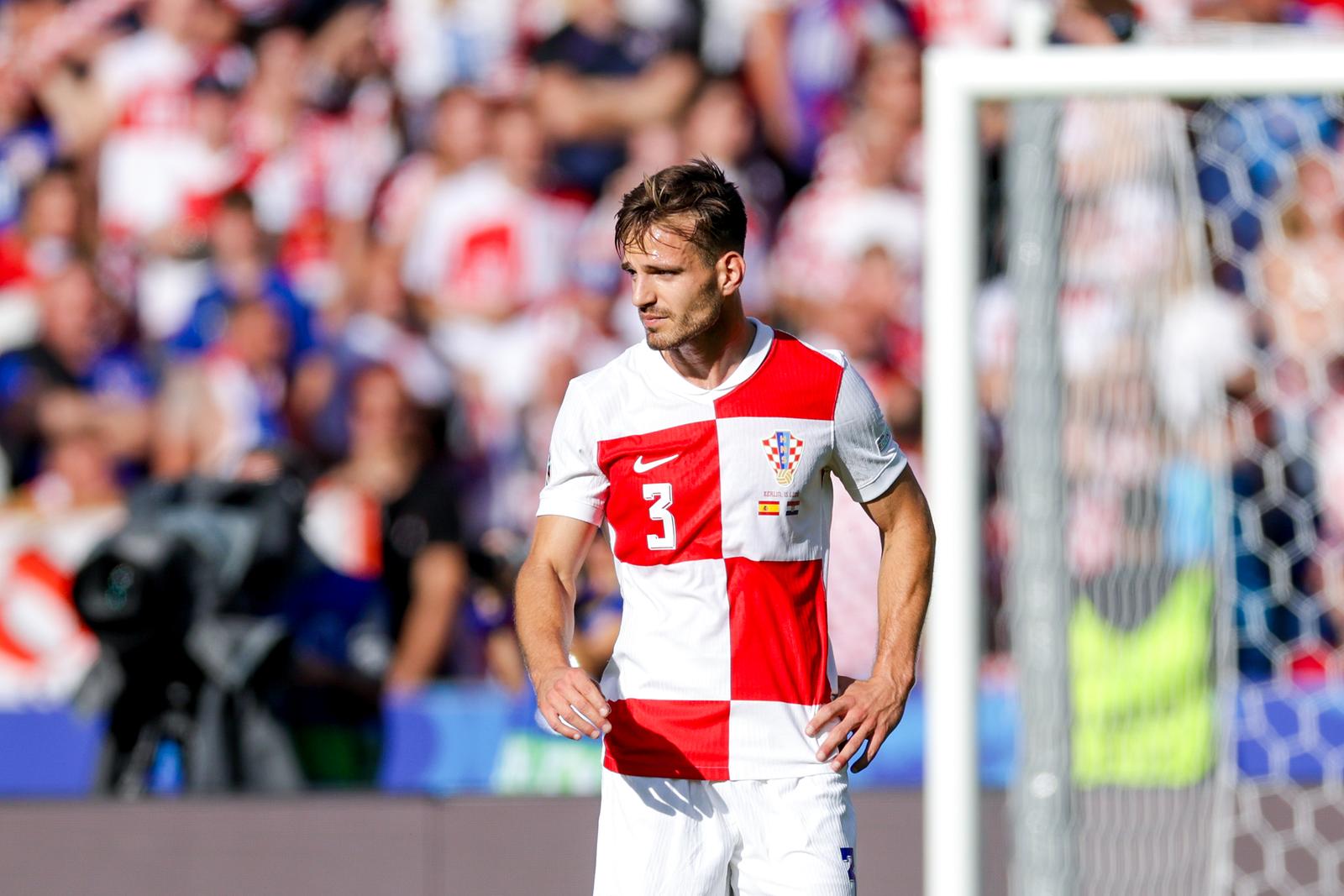 15.06.2024., Olimpijski stadion, Berlin, Njemacka - Europsko prvenstvo 2024., skupina B, 1. kolo, Spanjolska - Hrvatska. Marin Pongracic Photo: Luka stanzl/PIXSELL