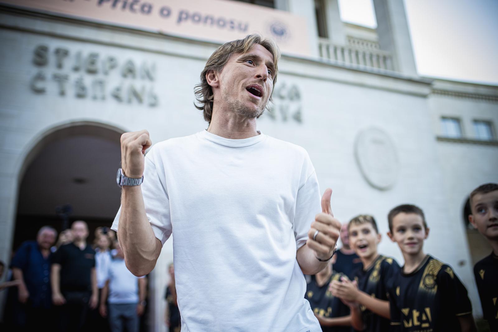 15.07.2024., Mostar, Bosna i Hercegovina - Svecana premijera filma "HSK Zrinjski - Prica o ponosu". Luka Modric Photo: Denis Kapetanovic/PIXSELL