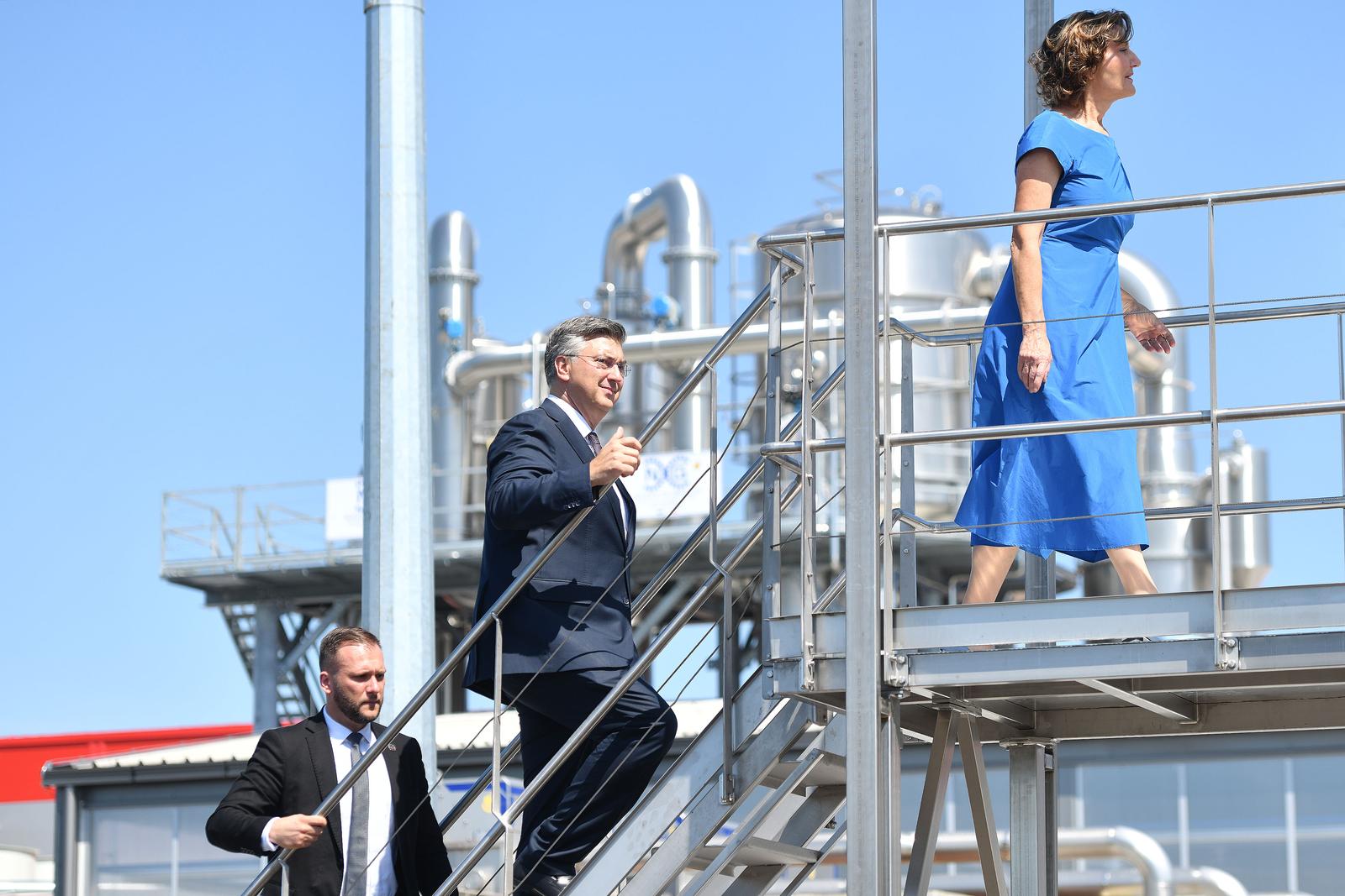 16.07.2024., Varazdin- Predsjednik Vlade Andrej Plenkovic sudjelovao na otvorenju novog Podravkinog pogona za preradu rajcice. Photo: Vjeran Zganec Rogulja/PIXSELL