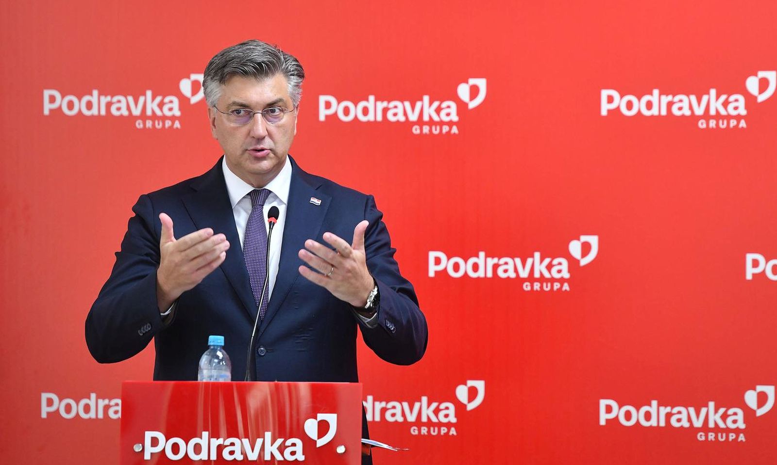 16.07.2024., Varazdin- Predsjednik Vlade Andrej Plenkovic sudjelovao na otvorenju novog Podravkinog pogona za preradu rajcice. Photo: Vjeran Zganec Rogulja/PIXSELL