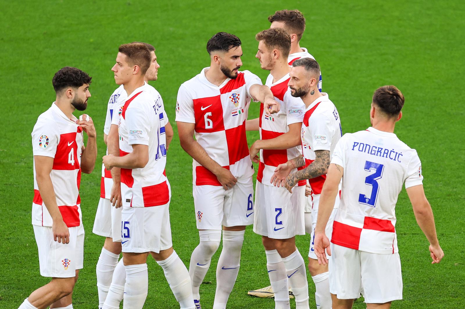 24.06.2024., stadion Leipzig, Leipzig, Njemacka - Europsko prvenstvo 2024., skupina B, 3. kolo, Hrvatska - Italija. Photo: Sanjin Strukic/PIXSELL